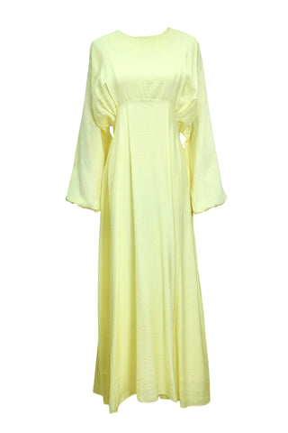 Kleid mit Ballonärmel | Viskose