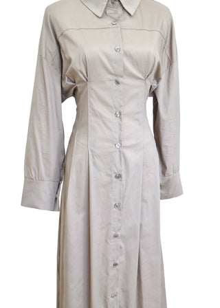 Tailliertes Hemdkleid