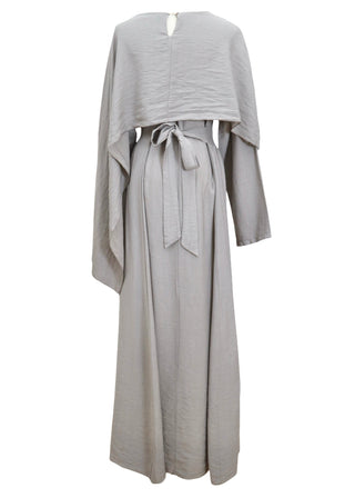 Kleid mit integriertem Schal