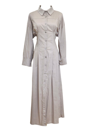 Tailliertes Hemdkleid