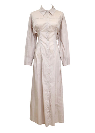 Tailliertes Hemdkleid