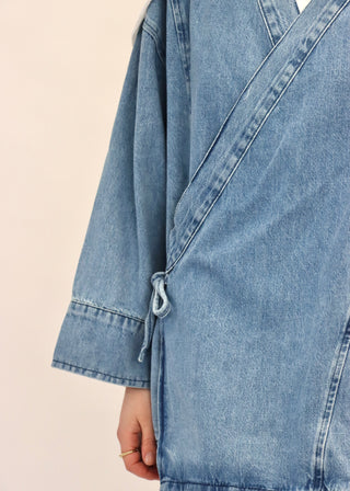 WICKELJACKE AUS DENIM
