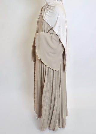 PLISSEE ABAYA SET