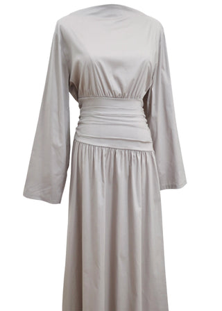 Tailliertes Baumwollkleid