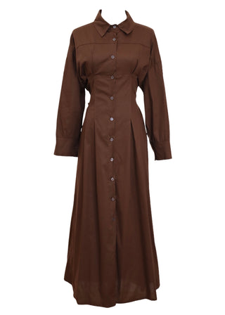 Tailliertes Hemdkleid