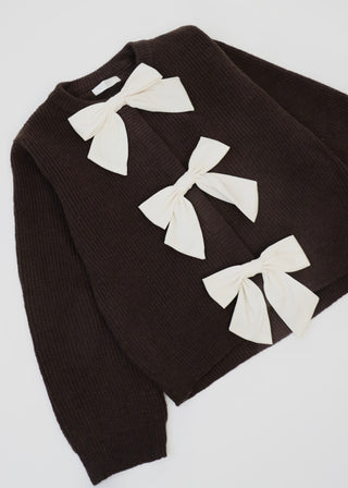 Cardigan mit schleifen