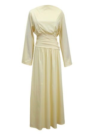 Tailliertes Baumwollkleid