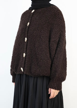 Cardigan mit goldenen Knöpfen