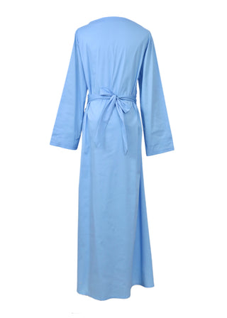 Tailliertes Baumwollkleid