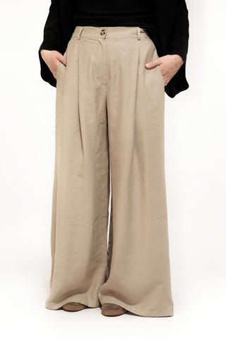 Wide Leg Stoffhose