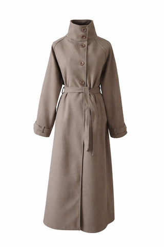 Mantel mit Stehkragen