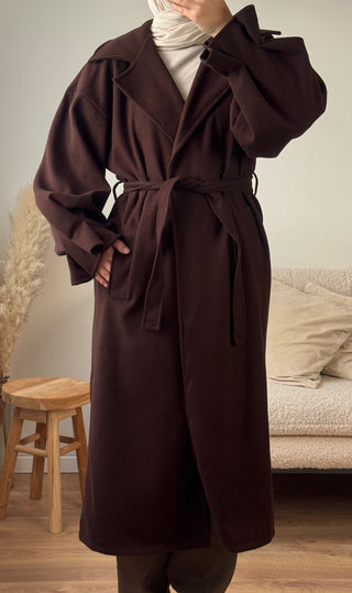 Mantel mit Rüschenärmel