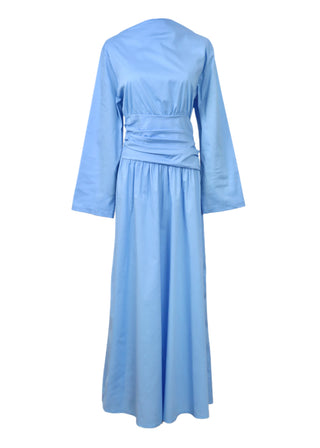 Tailliertes Baumwollkleid