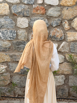ORGANIC TOUCH Viskose Hijab | Caramel