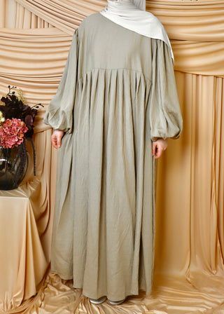 Abaya mit Ballonärmel | Khaki