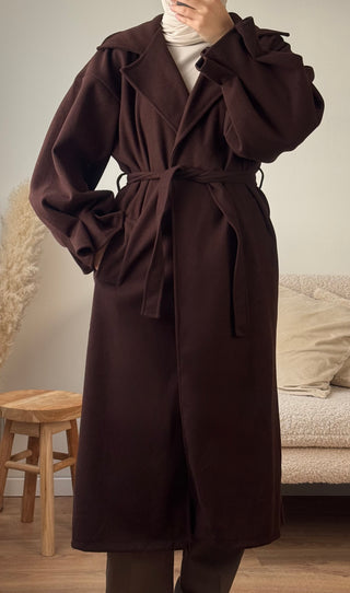 Mantel mit Rüschenärmel