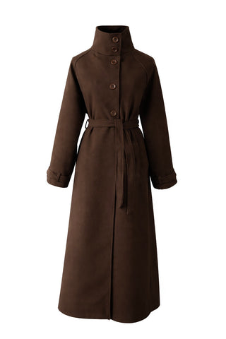 Mantel mit Stehkragen