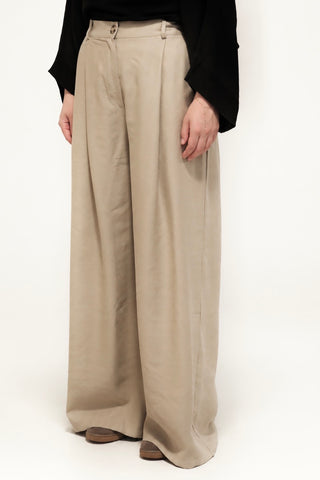 Wide Leg Stoffhose