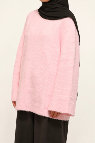 Soft Knit Strickpullover | Rosa