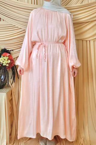 Organza Kleid mit Ballonärmel