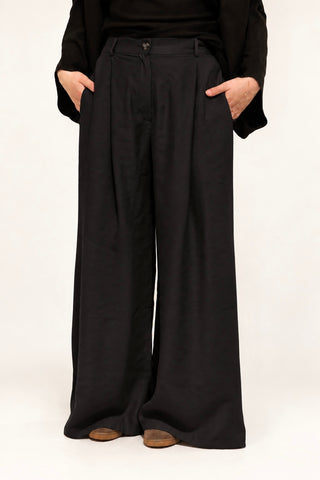 Wide Leg Stoffhose
