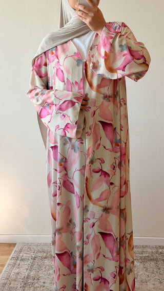 Florale offene Abaya