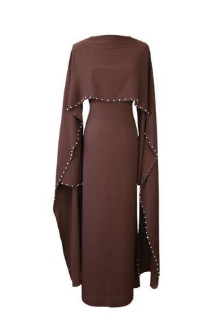 Abendkleid mit Perlen