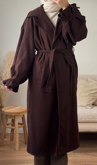Mantel mit Rüschenärmel