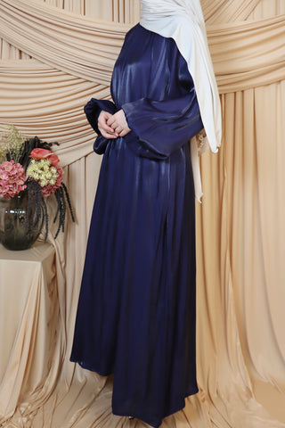 Organza Kleid mit Ballonärmel