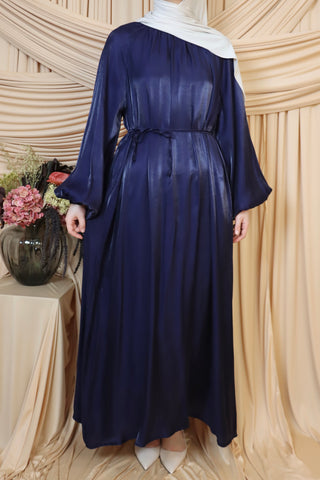 Organza Kleid mit Ballonärmel