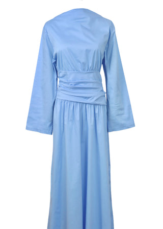 Tailliertes Baumwollkleid