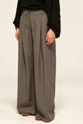 Wide Leg Stoffhose