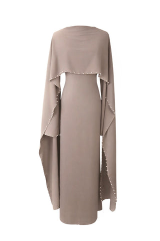 Abendkleid mit Perlen