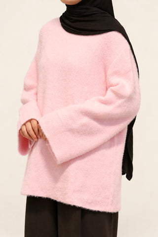 Soft Knit Strickpullover | Rosa