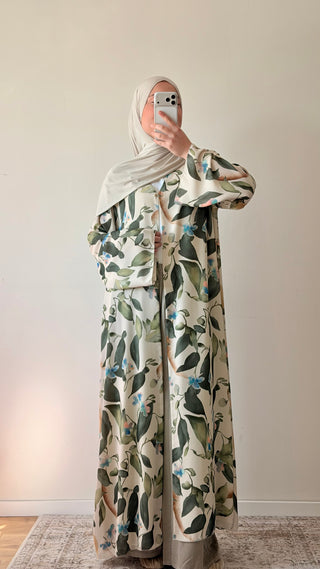 Florale offene Abaya
