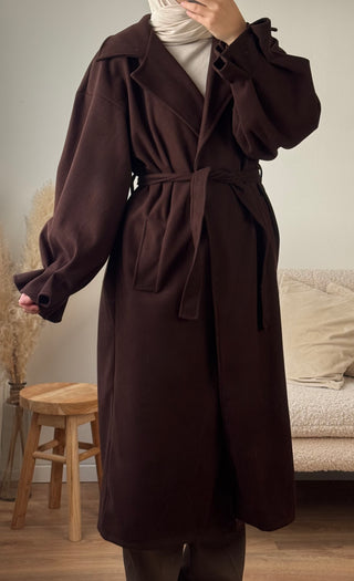 Mantel mit Rüschenärmel