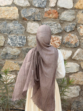 ORGANIC TOUCH Viskose Hijab | Mauve