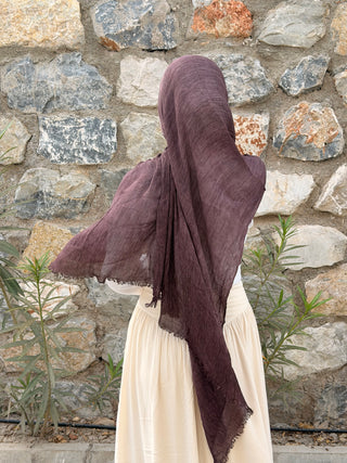 ORGANIC TOUCH Viskose Hijab | Plum