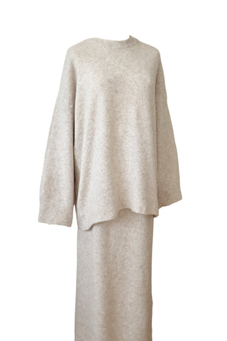 Strick Zweiteiler | Beige