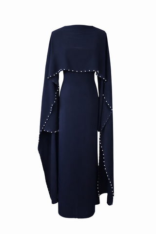 Abendkleid mit Perlen