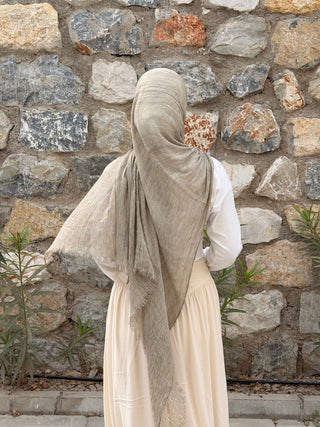 ORGANIC TOUCH Viskose Hijab | Stone