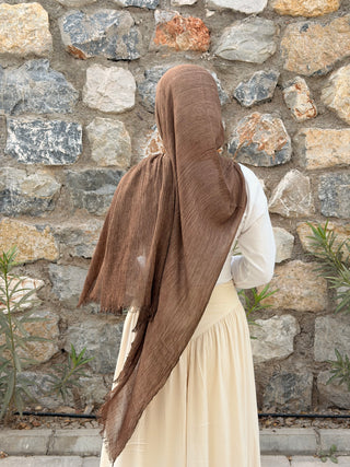 ORGANIC TOUCH Viskose Hijab | Brown