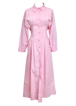 Tailliertes Hemdkleid