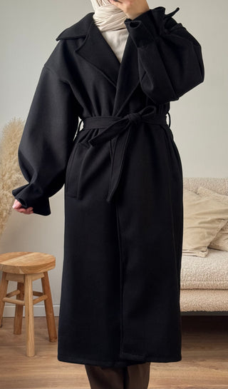 Mantel mit Rüschenärmel