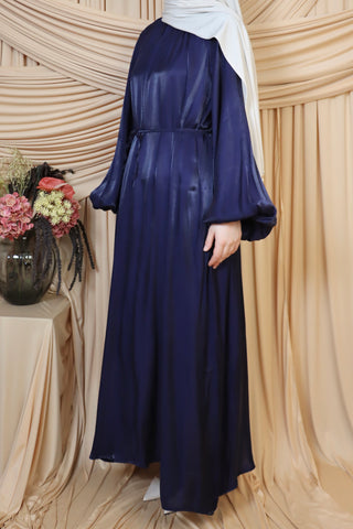 Organza Kleid mit Ballonärmel