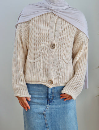 CARDIGAN MIT TASCHEN