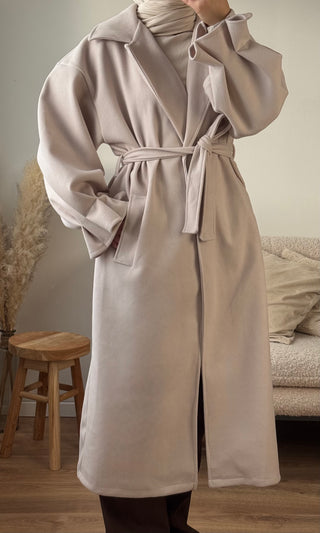 Mantel mit Rüschenärmel