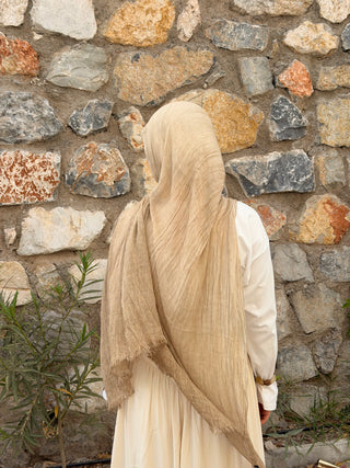 ORGANIC TOUCH Viskose Hijab | Beige