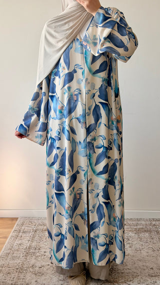 Florale offene Abaya