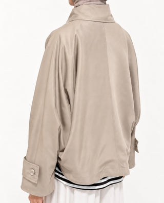 Kurzer Trenchcoat | Beige